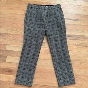 Ankle Plaid Pants